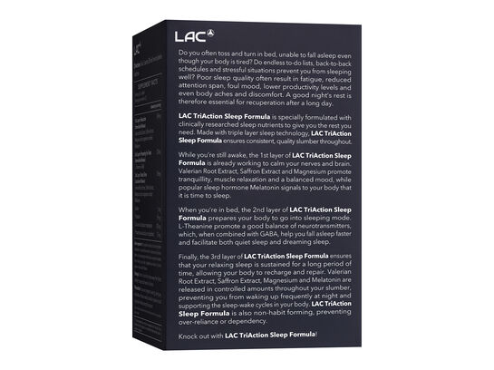 TriAction Sleep Formula