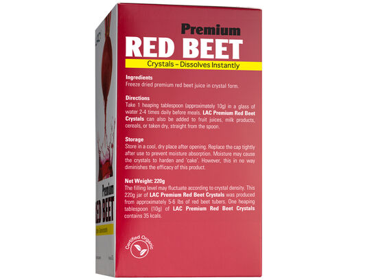 Premium Red Beet Crystals - Dissolves Instantly