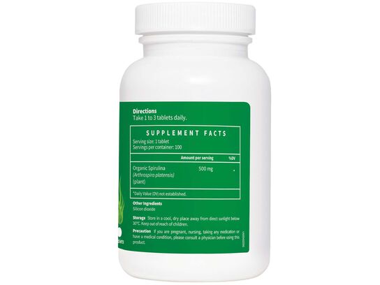 Organic Spirulina 500mg