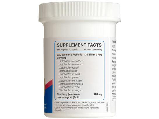 Women's Probiotic Complex 30 Billion CFU