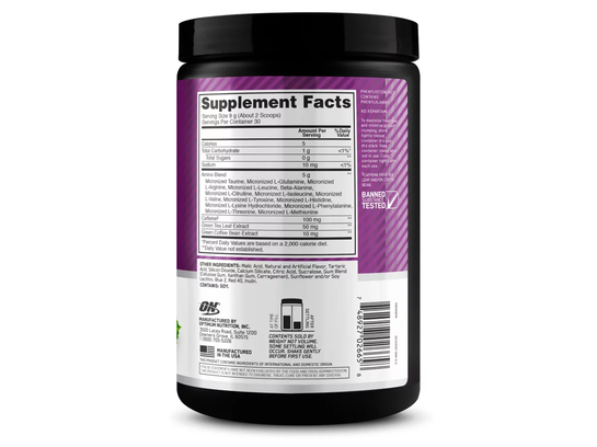 Essential Amino Energy Concord Grape