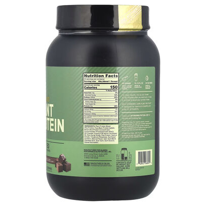 GOLD STANDARD 100% PLANT PROTEIN Rich Chocolate Fudge