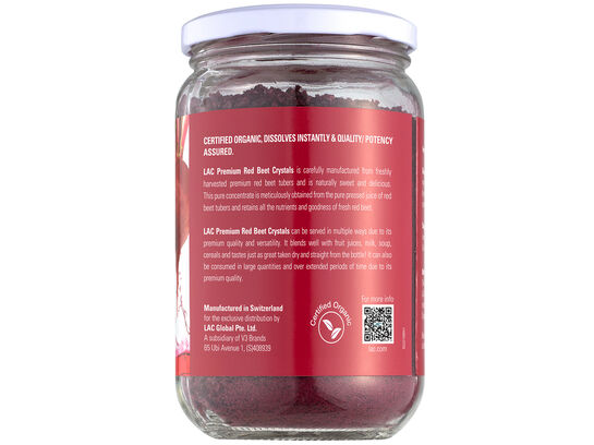 Premium Red Beet Crystals - Dissolves Instantly