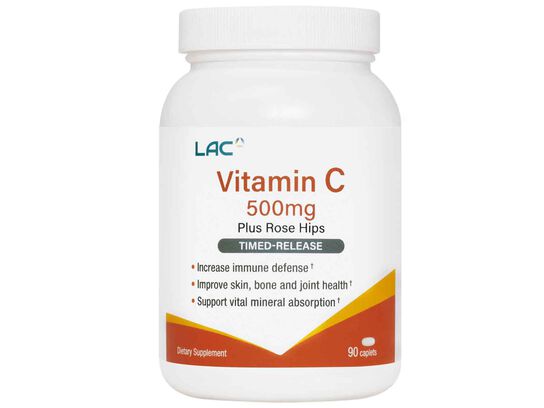 Vitamin C 500mg Plus Rose Hips TIMED-RELEASE