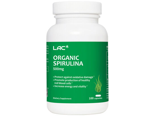 Organic Spirulina 500mg - Complete Nutrient Support