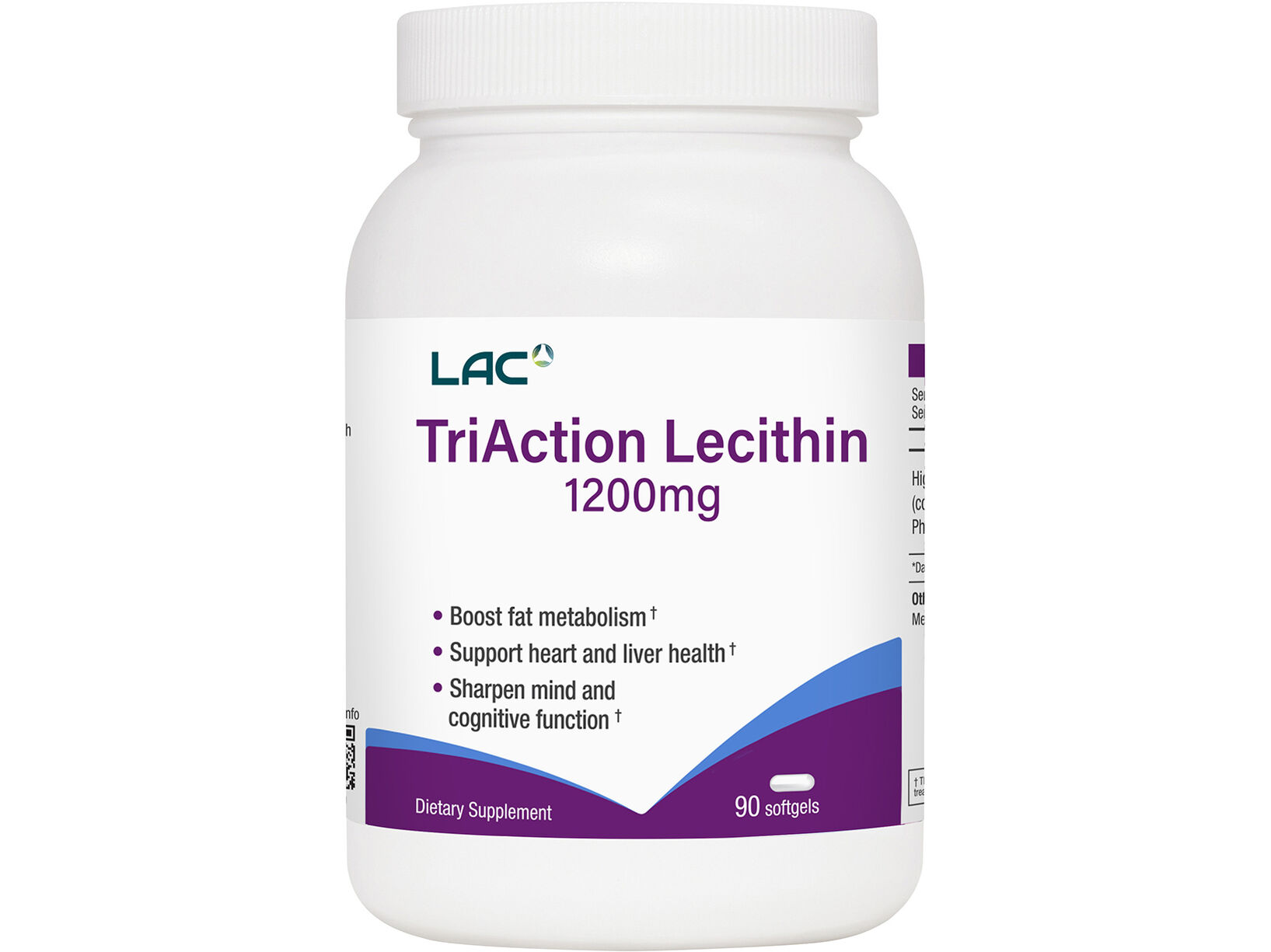 TriAction Lecithin 1200mg: retailer-supplied image
