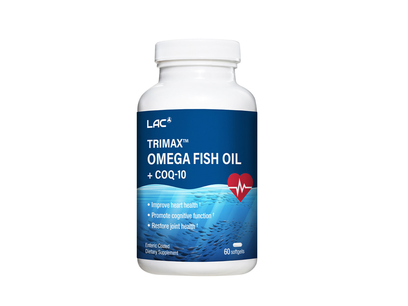 TRIMAX™ Omega Fish Oil + CoQ-10: retailer-supplied image