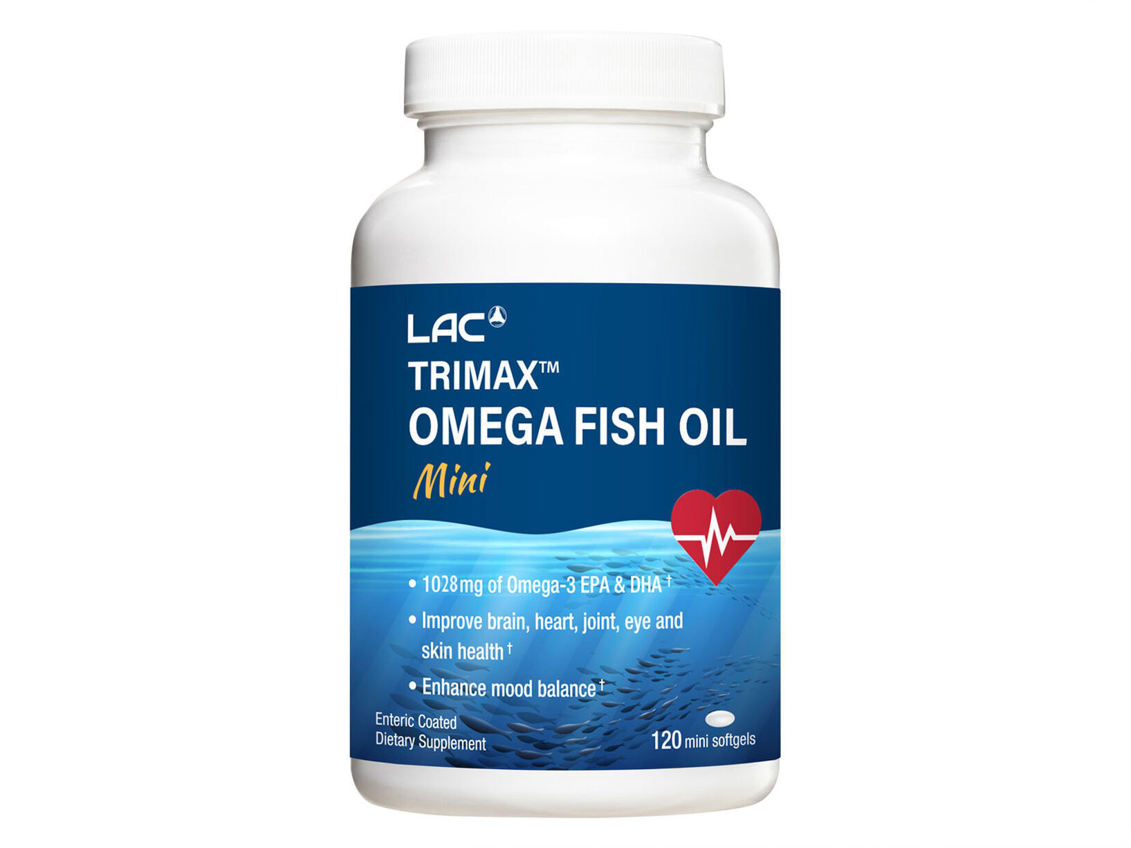TRIMAX™ OMEGA FISH OIL Mini: retailer-supplied image