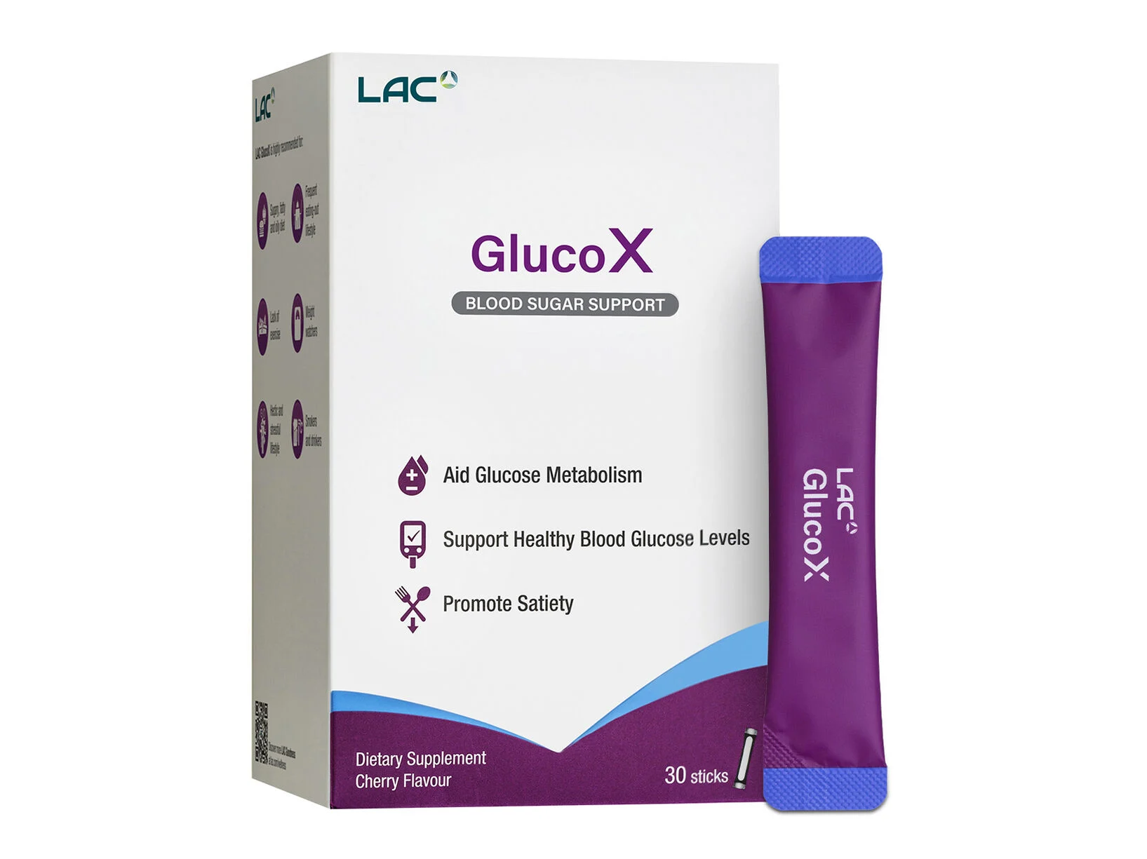 GlucoX Blood Sugar Support: retailer-supplied image