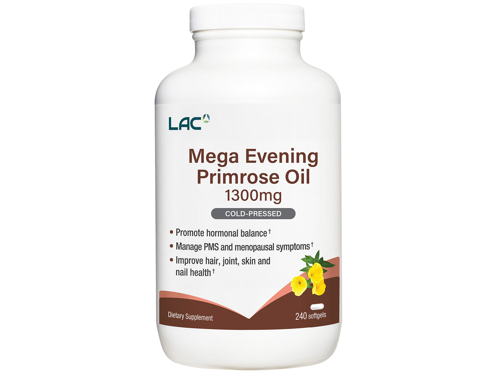 Mega Evening Primrose Oil 1300mg: retailer-supplied image