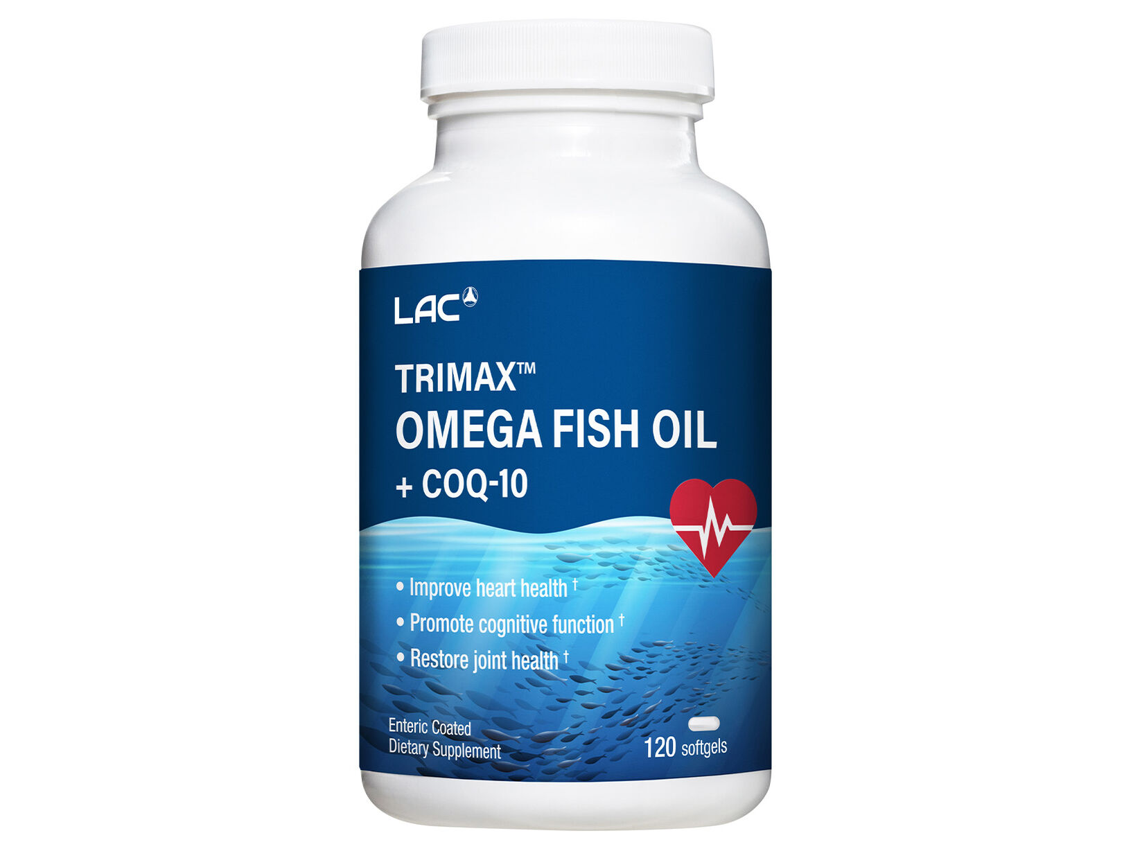 TRIMAX™ Omega Fish Oil + CoQ-10: retailer-supplied image